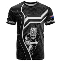 New Zealand Aotearoa Rugby T Shirt Black Fern Maori Tribal Sporty Style LT9 Black - Polynesian Pride