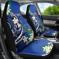 FSM Pohnpei Polynesian Shark Tattoo Personalised Car Seat Cover