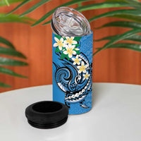 FSM Yap State Polynesian Shark Tattoo Personalised 4 in 1 Can Cooler Tumbler LT9 - Polynesian Pride