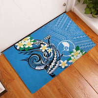 FSM Yap State Polynesian Shark Tattoo Personalised Rubber Doormat