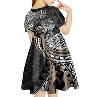 personalised-polynesia-skull-kid-short-sleeve-dress-tattoo-in-the-style-of-maori-with-marine-life-gold