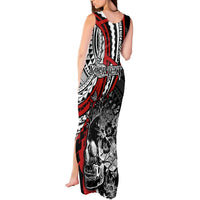 personalised-polynesia-skull-tank-maxi-dress-tattoo-in-the-style-of-maori-with-marine-life-red