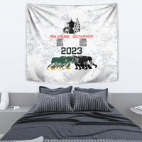 New Zealand South Africa Rugby Tapestry History Commemorative World Cup Winners Unique LT9 - Polynesian Pride