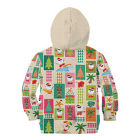 Mele Kalikimaka Hawaii Christmas Kid Hoodie Funny Santan Hippie Style LT9 - Polynesian Pride