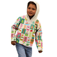 Mele Kalikimaka Hawaii Christmas Kid Hoodie Funny Santan Hippie Style LT9 - Polynesian Pride