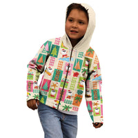 Mele Kalikimaka Hawaii Christmas Kid Hoodie Funny Santan Hippie Style LT9 - Polynesian Pride