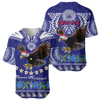 Personalised American Samoa Christmas Baseball Jersey Manuia le Kerisimasi Polynesian Tribal LT9 - Polynesian Pride