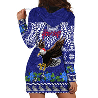 Personalised American Samoa Christmas Hoodie Dress Manuia le Kerisimasi Polynesian Tribal LT9 - Polynesian Pride