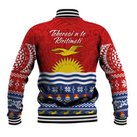 Kiribati Christmas Baseball Jacket Tekeraoi n Te Tiritimati Polynesian Tribal LT9 - Polynesian Pride