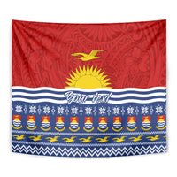 Personalised Kiribati Christmas Tapestry Tekeraoi n Te Tiritimati Polynesian Tribal LT9 - Polynesian Pride