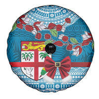 Fijian Tagimoucia Flowers Spare Tire Cover Christmas Coquette bow