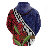Samoan Ula Fala Flowers Hoodie Christmas Santa Belt