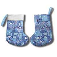 Federated States of Micronesia Merry Christmas Stocking Pacific Patchwork Xmas Vibes LT9 - Polynesian Pride