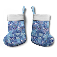 Federated States of Micronesia Merry Christmas Stocking Pacific Patchwork Xmas Vibes LT9 - Polynesian Pride