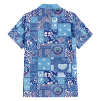 Federated States of Micronesia Merry Christmas Family Matching Puletasi and Hawaiian Shirt Pacific Patchwork Xmas Vibes - Polynesian Pride