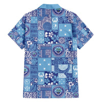 Federated States of Micronesia Merry Christmas Hawaiian Shirt Pacific Patchwork Xmas Vibes LT9 - Polynesian Pride
