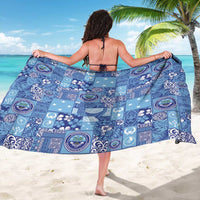 Federated States of Micronesia Merry Christmas Sarong Pacific Patchwork Xmas Vibes - Polynesian Pride