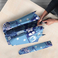 Federated States of Micronesia Merry Christmas Umbrella Pacific Patchwork Xmas Vibes LT9 - Polynesian Pride