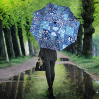 Federated States of Micronesia Merry Christmas Umbrella Pacific Patchwork Xmas Vibes LT9 - Polynesian Pride