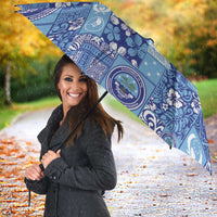 Federated States of Micronesia Merry Christmas Umbrella Pacific Patchwork Xmas Vibes LT9 - Polynesian Pride