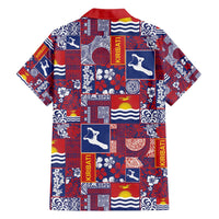 Kiribati Tekeraoi n te Kiritimati Hawaiian Shirt Pacific Patchwork Xmas Vibes - Polynesian Pride