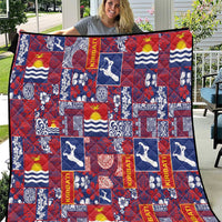 Kiribati Tekeraoi n te Kiritimati Quilt Pacific Patchwork Xmas Vibes - Polynesian Pride