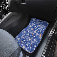Marshall Islands Merry Christmas Car Mats Pacific Patchwork Xmas Vibes - Polynesian Pride