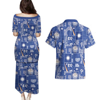 Marshall Islands Merry Christmas Couples Matching Puletasi and Hawaiian Shirt Pacific Patchwork Xmas Vibes LT9 - Polynesian Pride
