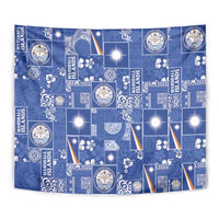 Marshall Islands Merry Christmas Tapestry Pacific Patchwork Xmas Vibes - Polynesian Pride