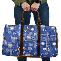 Marshall Islands Merry Christmas Travel Bag Pacific Patchwork Xmas Vibes - Polynesian Pride