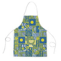 Palau Ungil Kurismas Apron Pacific Patchwork Xmas Vibes - Polynesian Pride