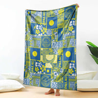 Palau Ungil Kurismas Blanket Pacific Patchwork Xmas Vibes - Polynesian Pride