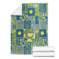 Palau Ungil Kurismas Blanket Pacific Patchwork Xmas Vibes - Polynesian Pride