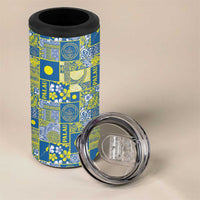 Palau Ungil Kurismas 4 in 1 Can Cooler Tumbler Pacific Patchwork Xmas Vibes - Polynesian Pride