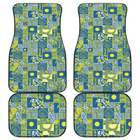 Palau Ungil Kurismas Car Mats Pacific Patchwork Xmas Vibes - Polynesian Pride