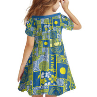 Palau Ungil Kurismas Family Matching Long Sleeve Bodycon Dress and Hawaiian Shirt Pacific Patchwork Xmas Vibes LT9 - Polynesian Pride