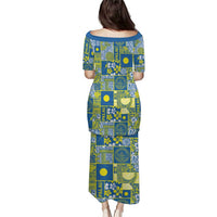 Palau Ungil Kurismas Puletasi Pacific Patchwork Xmas Vibes LT9 - Polynesian Pride