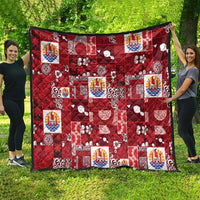 Tahiti Oaoa I Teie Noera Quilt Pacific Patchwork Xmas Vibes - Polynesian Pride