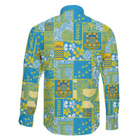 Tuvalu Manuia te Kilisimasi Family Matching Mermaid Dress and Hawaiian Shirt Pacific Patchwork Xmas Vibes LT9 - Polynesian Pride