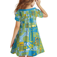 Tuvalu Manuia te Kilisimasi Family Matching Tank Maxi Dress and Hawaiian Shirt Pacific Patchwork Xmas Vibes LT9 - Polynesian Pride