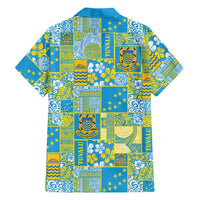 Tuvalu Manuia te Kilisimasi Family Matching Tank Maxi Dress and Hawaiian Shirt Pacific Patchwork Xmas Vibes LT9 - Polynesian Pride