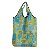 Tuvalu Manuia te Kilisimasi Grocery Bag Pacific Patchwork Xmas Vibes - Polynesian Pride