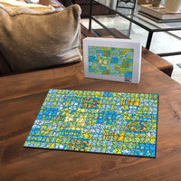 Tuvalu Manuia te Kilisimasi Puzzle Pacific Patchwork Xmas Vibes - Polynesian Pride