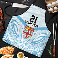 Fiji Football Custom Apron Bula Boys Go Champions - Polynesian Pride