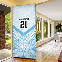 Fiji Football Custom Door Cover Bula Boys Go Champions - Polynesian Pride