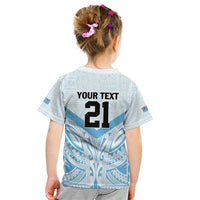 Fiji Football Custom Kid T Shirt Bula Boys Go Champions