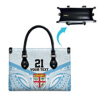 Fiji Football Custom Leather Bag Bula Boys Go Champions - Polynesian Pride