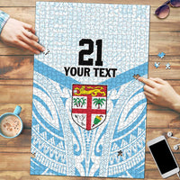 Fiji Football Custom Puzzle Bula Boys Go Champions - Polynesian Pride