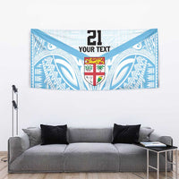 Fiji Football Custom Tapestry Bula Boys Go Champions