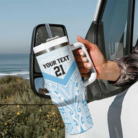 Fiji Football Custom Tumbler With Handle Bula Boys Go Champions